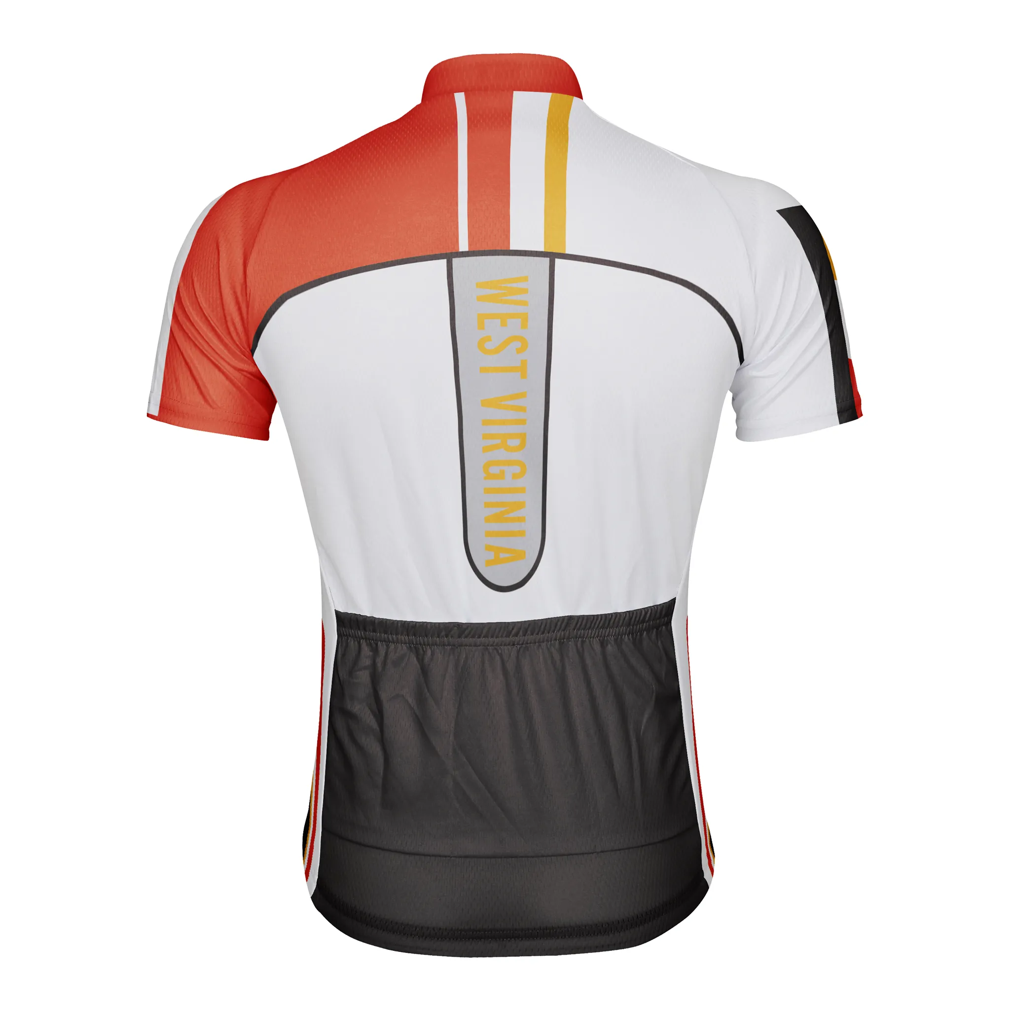 Customized West Virginia Men's Short Sleeve Cycling Jersey