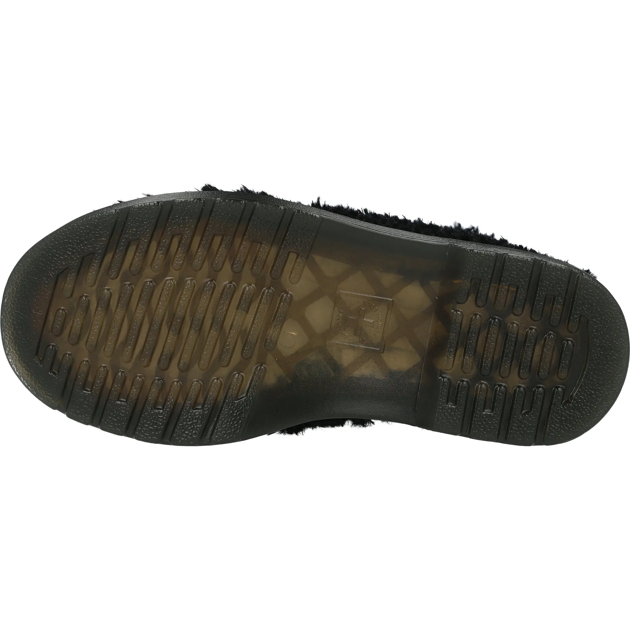 Dr Martens 1460 Pascal Junior Tinsel Fur Boots Black