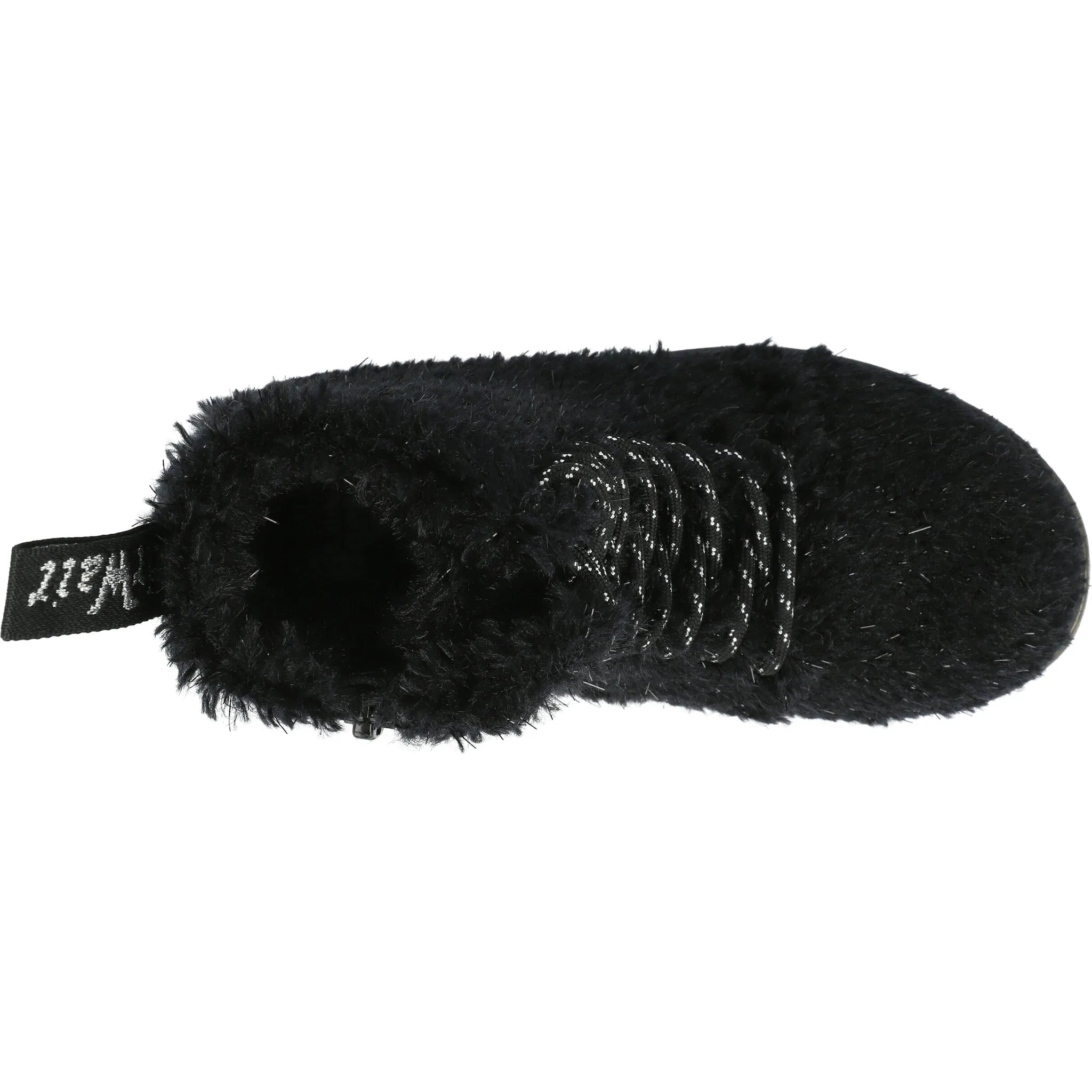 Dr Martens 1460 Pascal Junior Tinsel Fur Boots Black