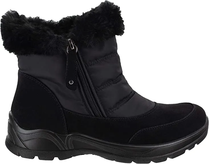 Easy Street Womens Frosty Waterproof & Weather Resistant Black 5.5 Medium (B,M)
