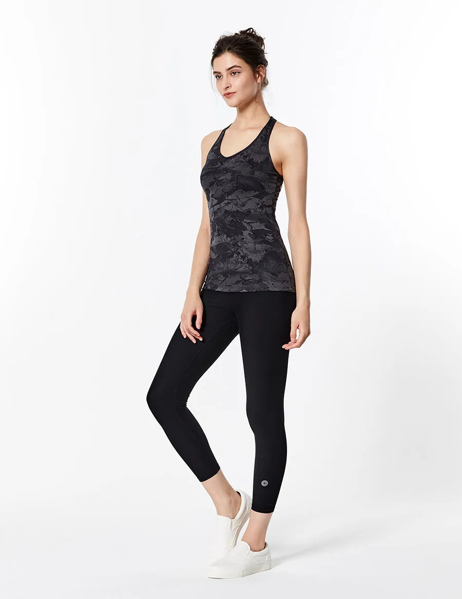 easyoga LA-VEDA Spiry Freedom Tank3 - FB1 Splashink D-Gray