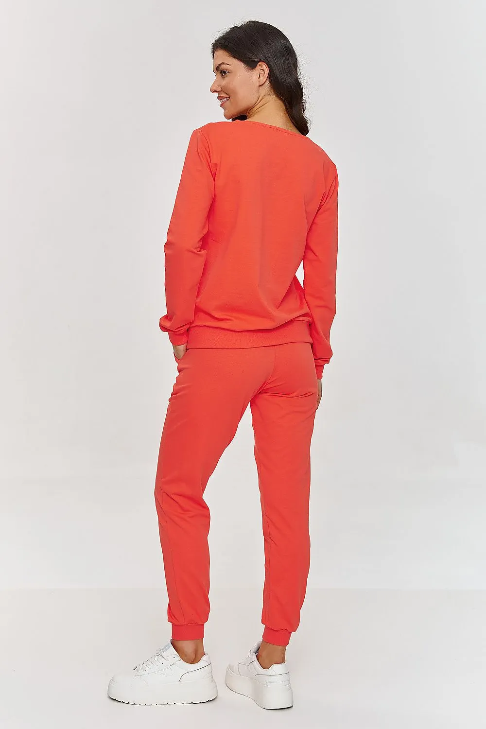 Elegant V-Neck Ribbed Lounge Set