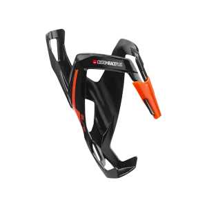 Elite Bottle Cage Custom Race Plus - Black/Glossy Orange