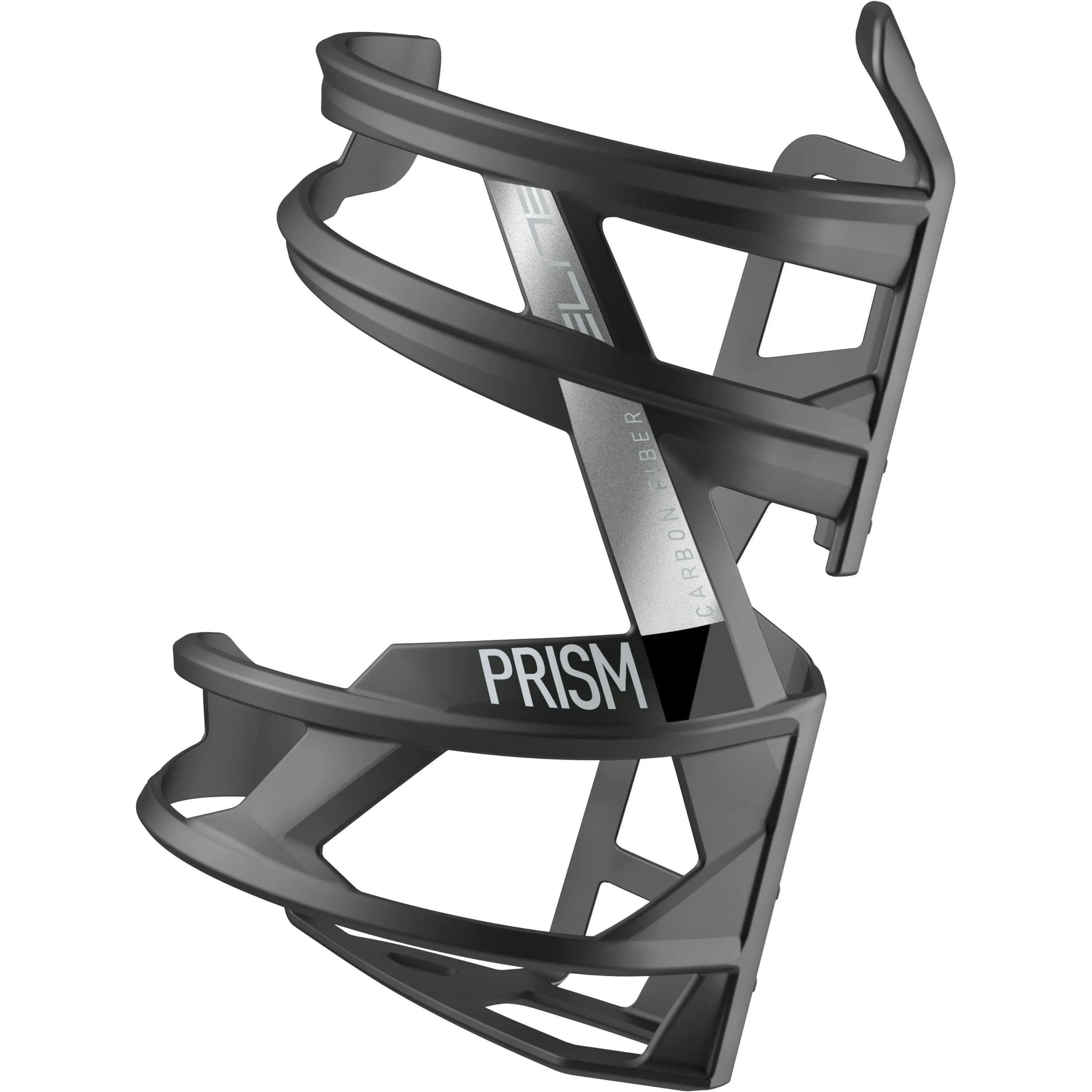 Elite Prism Carbon Left Hand Side Entry Bottle Cage - Grey