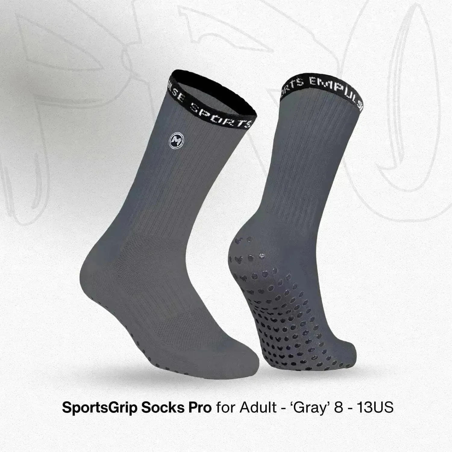 Empulse Grip Socks Pro – Grey
