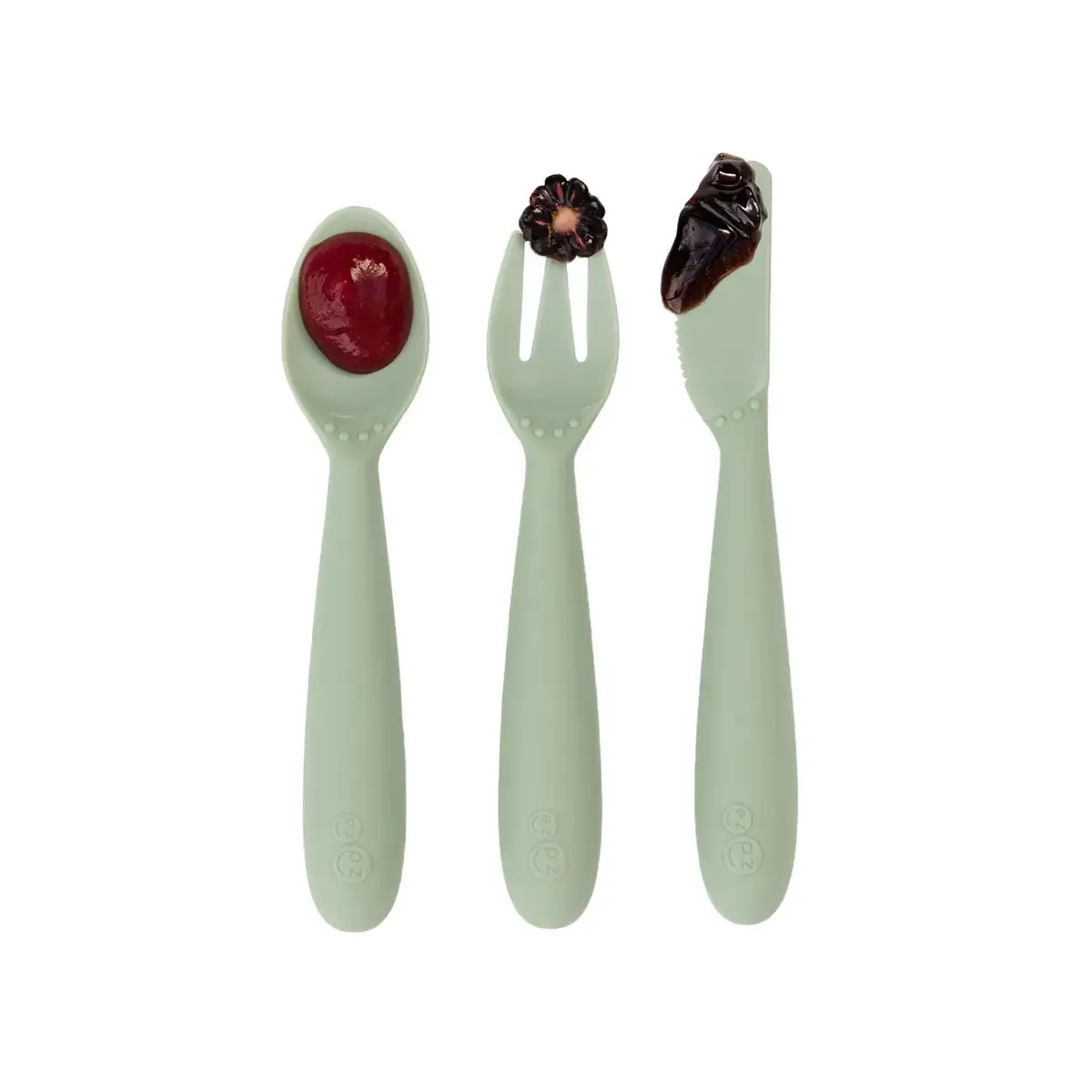 EzPz - Happy Utensils - Sage
