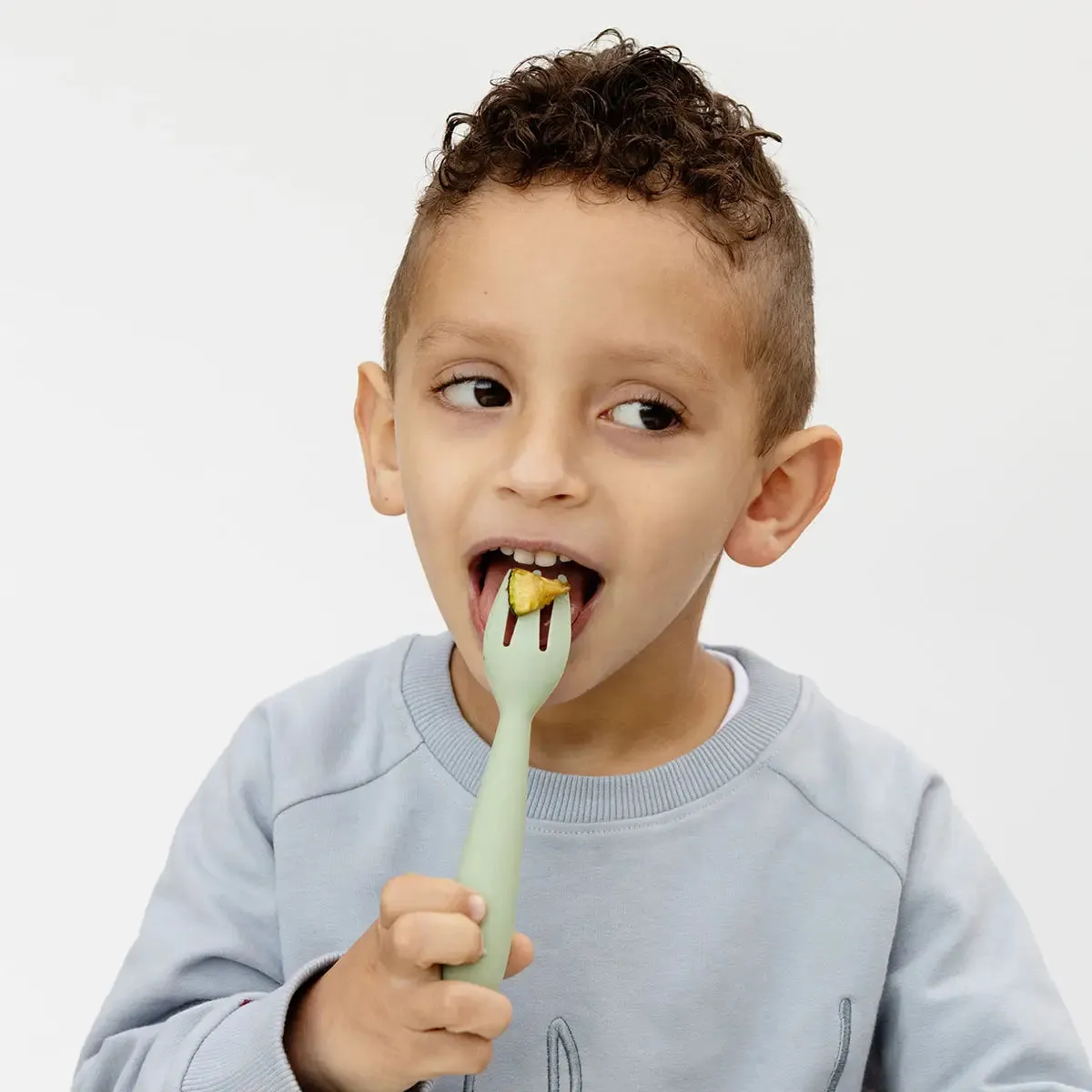 EzPz - Happy Utensils - Sage