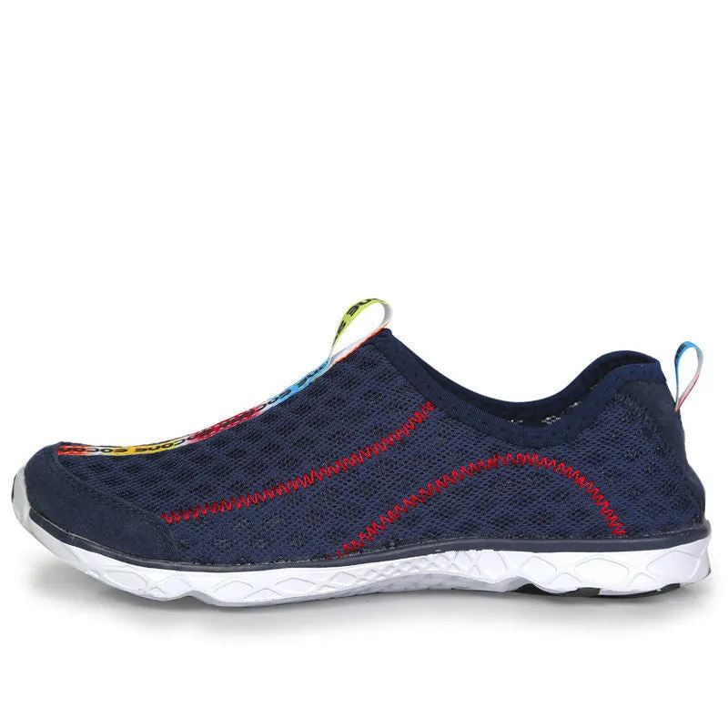 Fashion Mens Shoes Breathable Mesh Women Shoes Walking Super Light Casual Women Slip On Shoes Men Water Beach Shoes