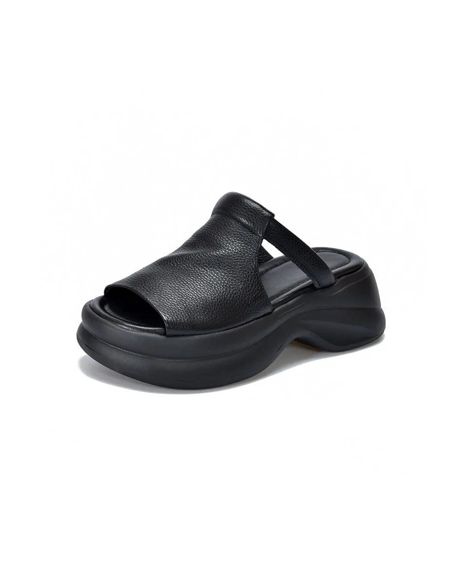 Fish Toe Comfortable Soles Platform Sandals Slippers
