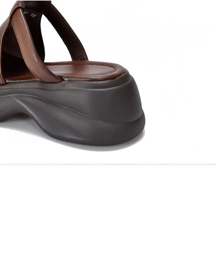 Fish Toe Comfortable Soles Platform Sandals Slippers