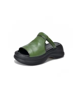 Fish Toe Comfortable Soles Platform Sandals Slippers