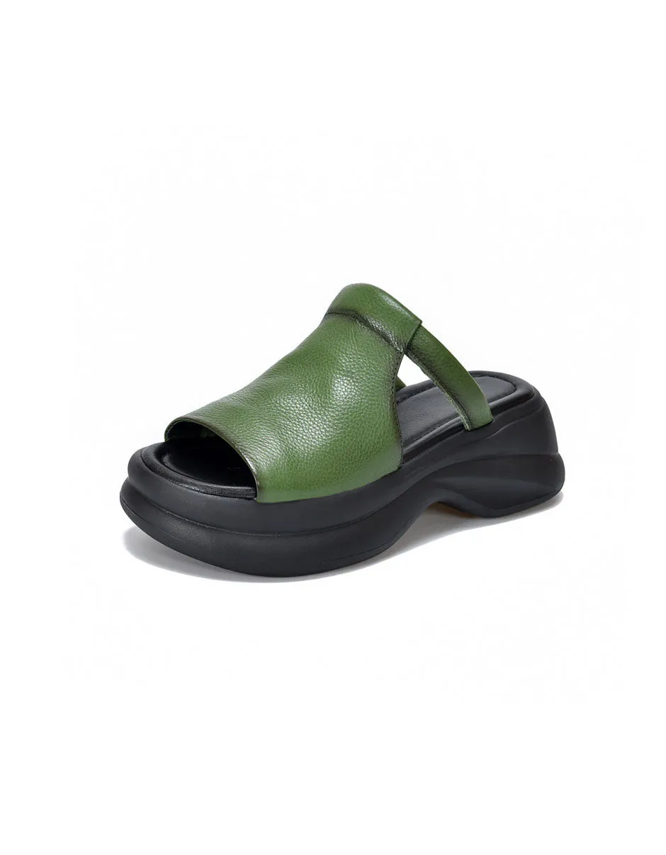 Fish Toe Comfortable Soles Platform Sandals Slippers