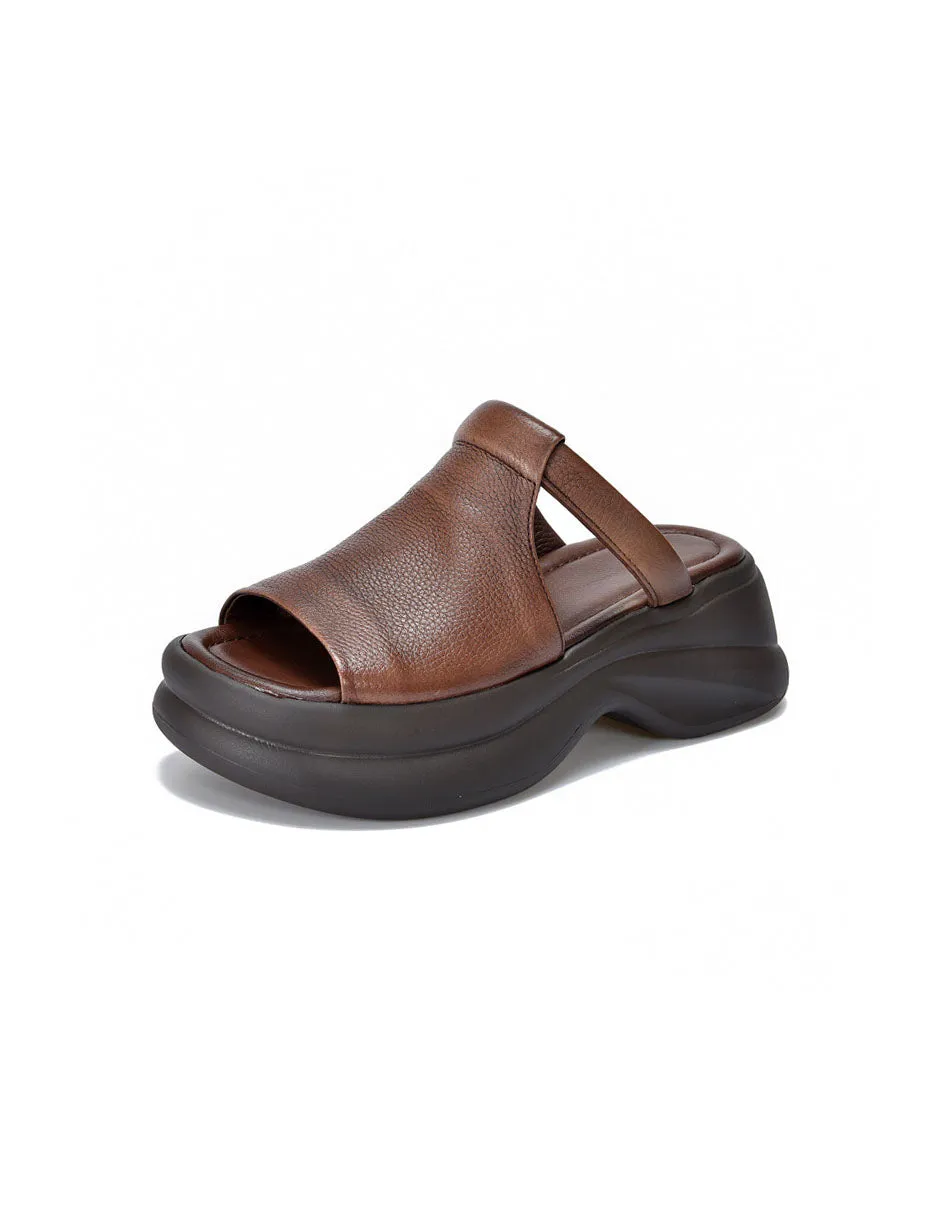 Fish Toe Comfortable Soles Platform Sandals Slippers