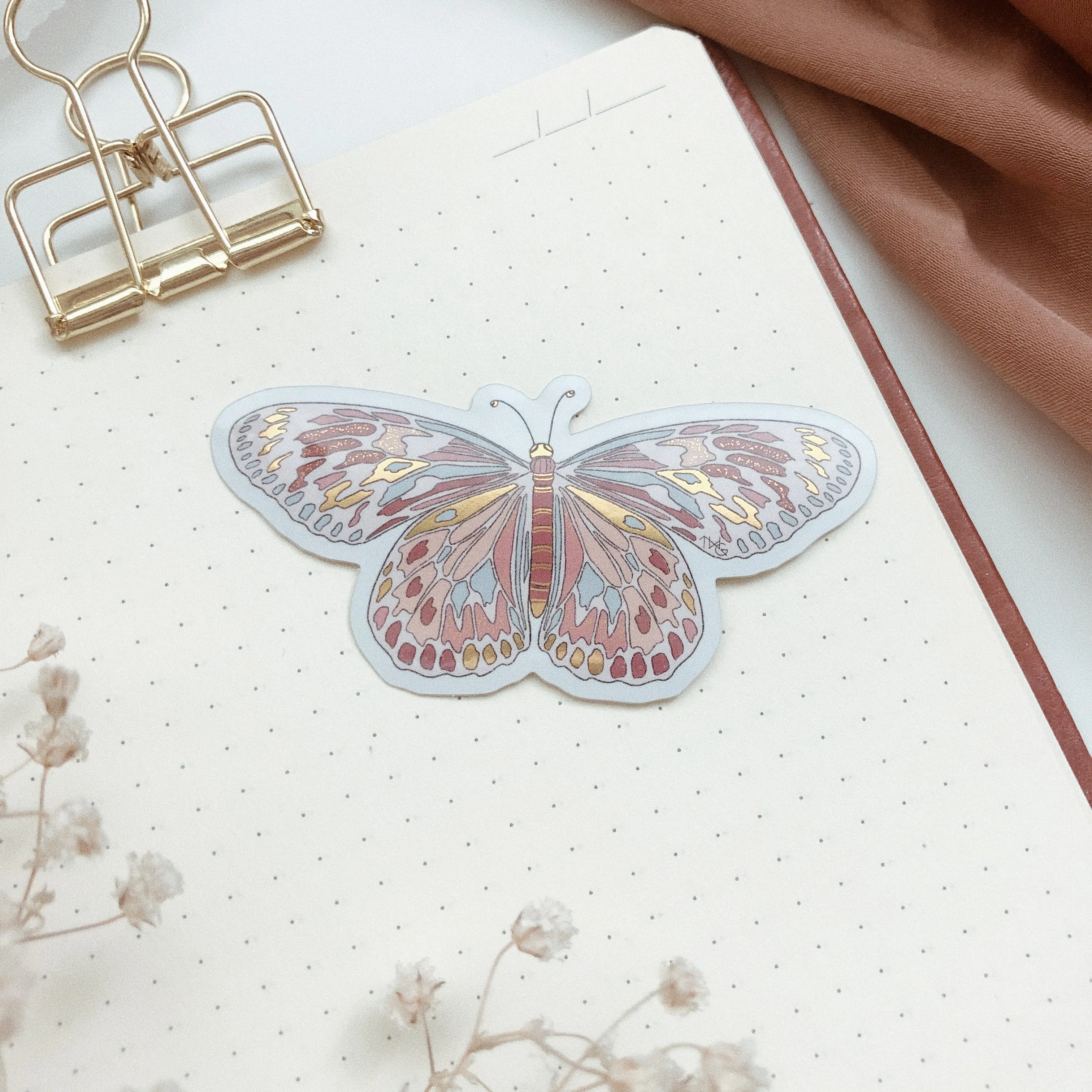 Flutter - Die Cut Sticker