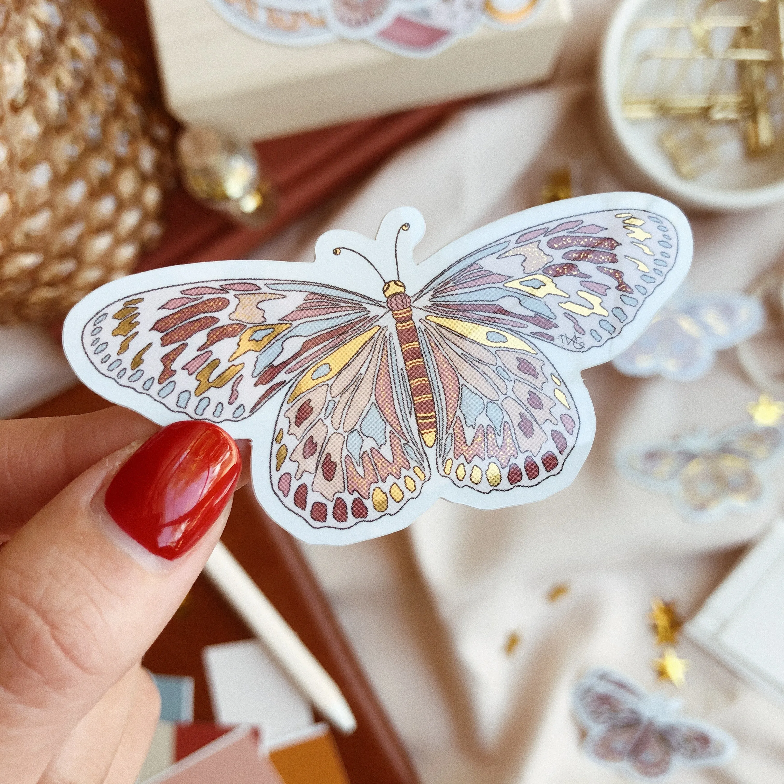 Flutter - Die Cut Sticker