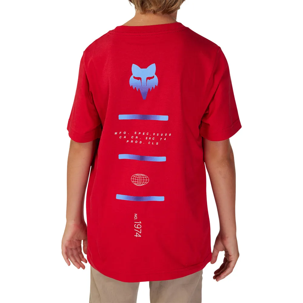 Fox Youth Magnetic Ss Tee - Flame Red