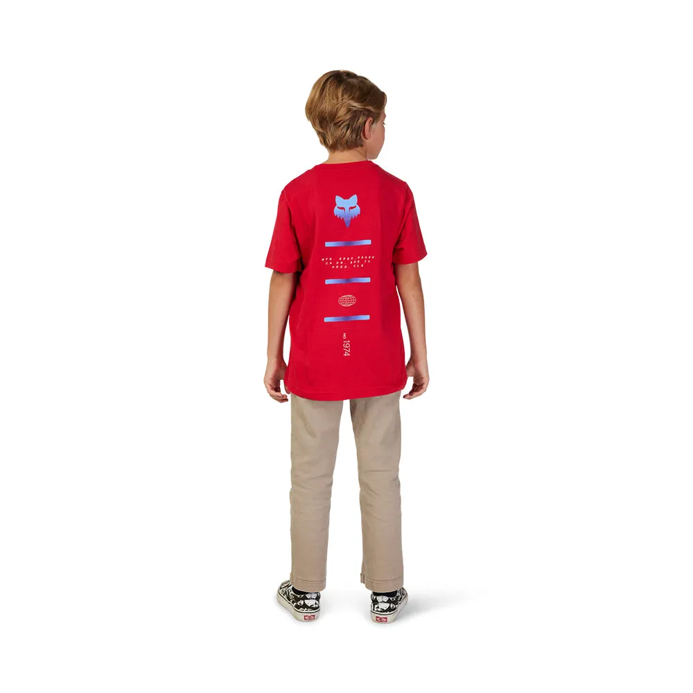 Fox Youth Magnetic Ss Tee - Flame Red