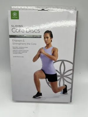 Gaiam Sliding Core Discs Engages & Strengthens The Core Training Workout