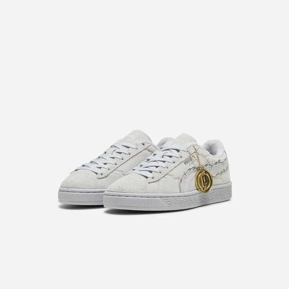 Giày Thể Thao Trẻ Em Puma Suede 3 One Piece Junior Feather Platin - Xám
