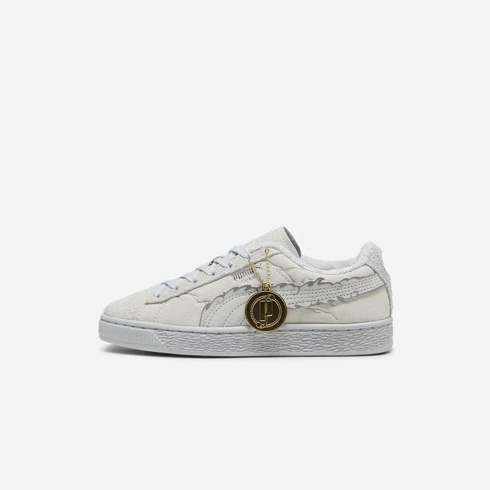 Giày Thể Thao Trẻ Em Puma Suede 3 One Piece Junior Feather Platin - Xám