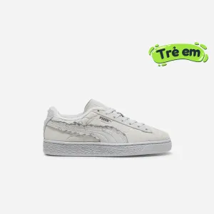 Giày Thể Thao Trẻ Em Puma Suede 3 One Piece Junior Feather Platin - Xám