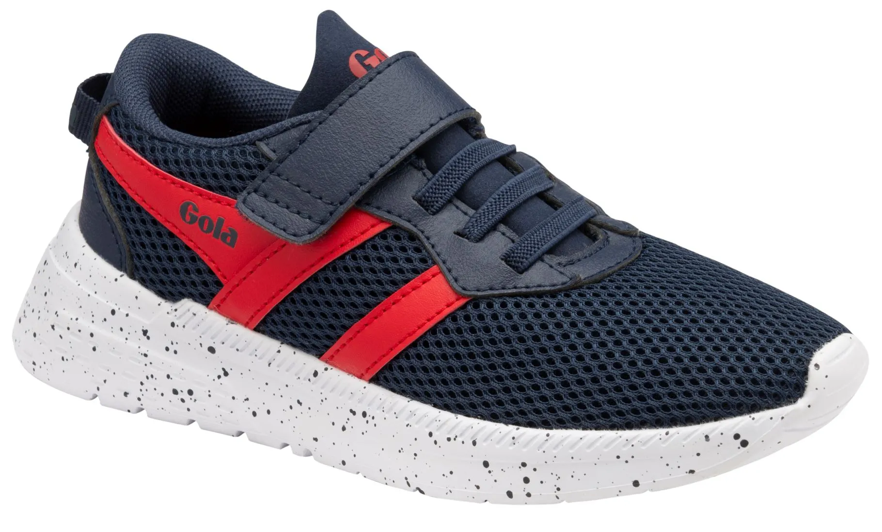 Gola Kids Trainers | Scorpion QF Velcro | Navy & Red