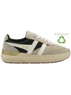 Gola Raven Sneaker in Wheat/Black/Feather Gray