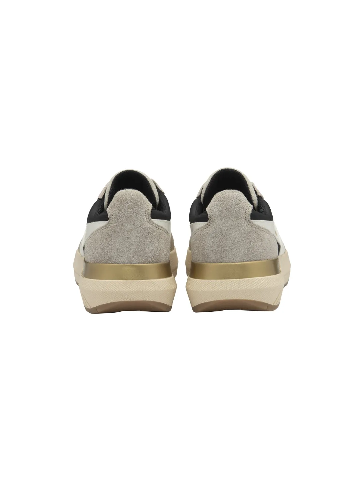 Gola Raven Sneaker in Wheat/Black/Feather Gray
