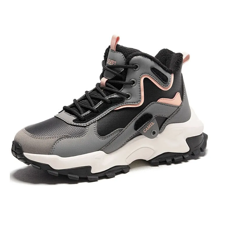 Golden autumn women's shoes outdoor winter sports shoes women's anti-skid wear-resistant walking shoes