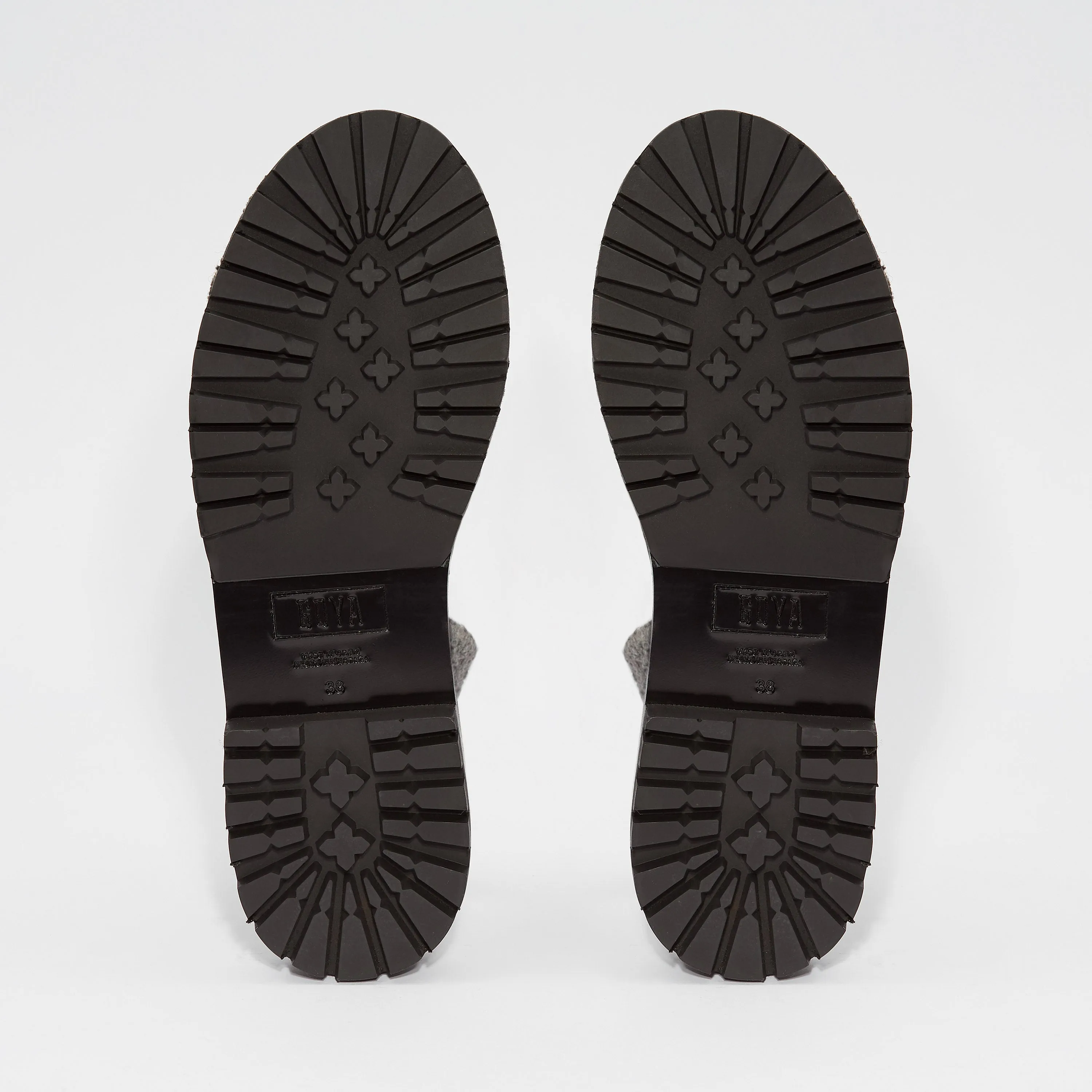 GOYA Gris Woven Felt Sandals