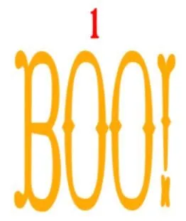 Halloween Vinyl Decal - Boo!