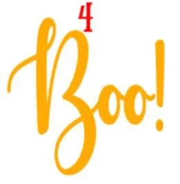 Halloween Vinyl Decal - Boo!