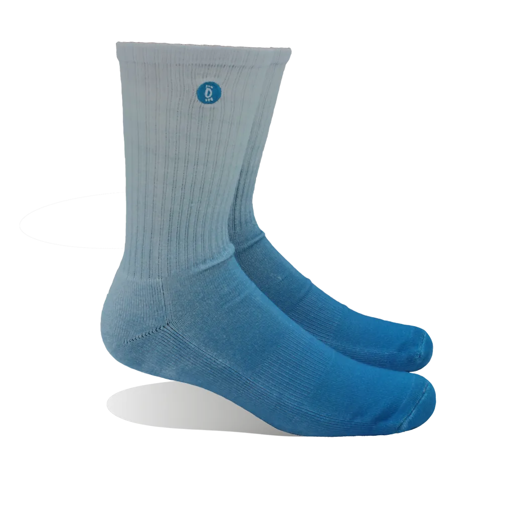 Halo Blue / Purple / Pink Fade Training Crew Socks 3 Pack