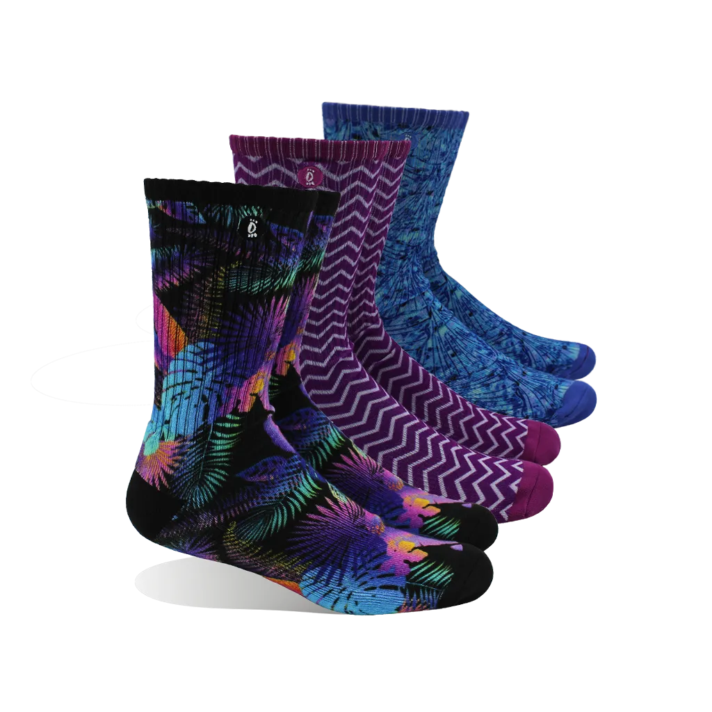 Halo Colour Rush Training Crew Socks 3 Pack