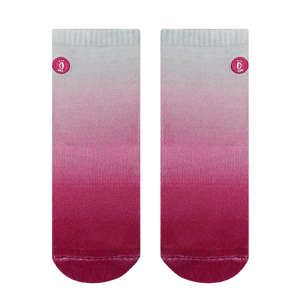 Halo Pink Fade Training Ankle Socks