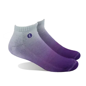 Halo Purple Fade Training Ankle Socks
