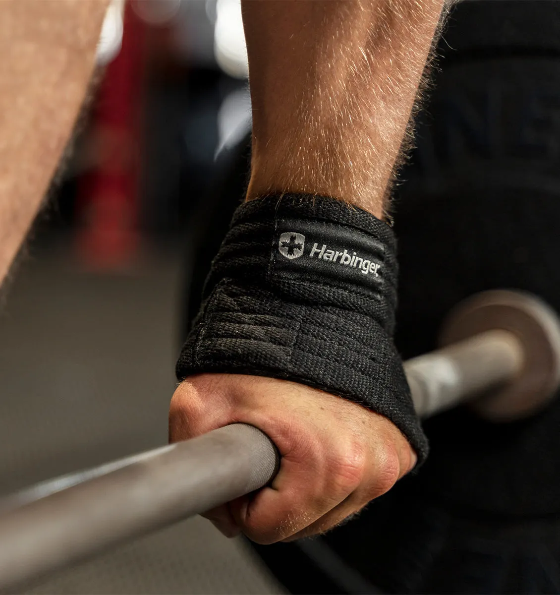 Harbinger Figure-8 Padded Lifting Straps - Black