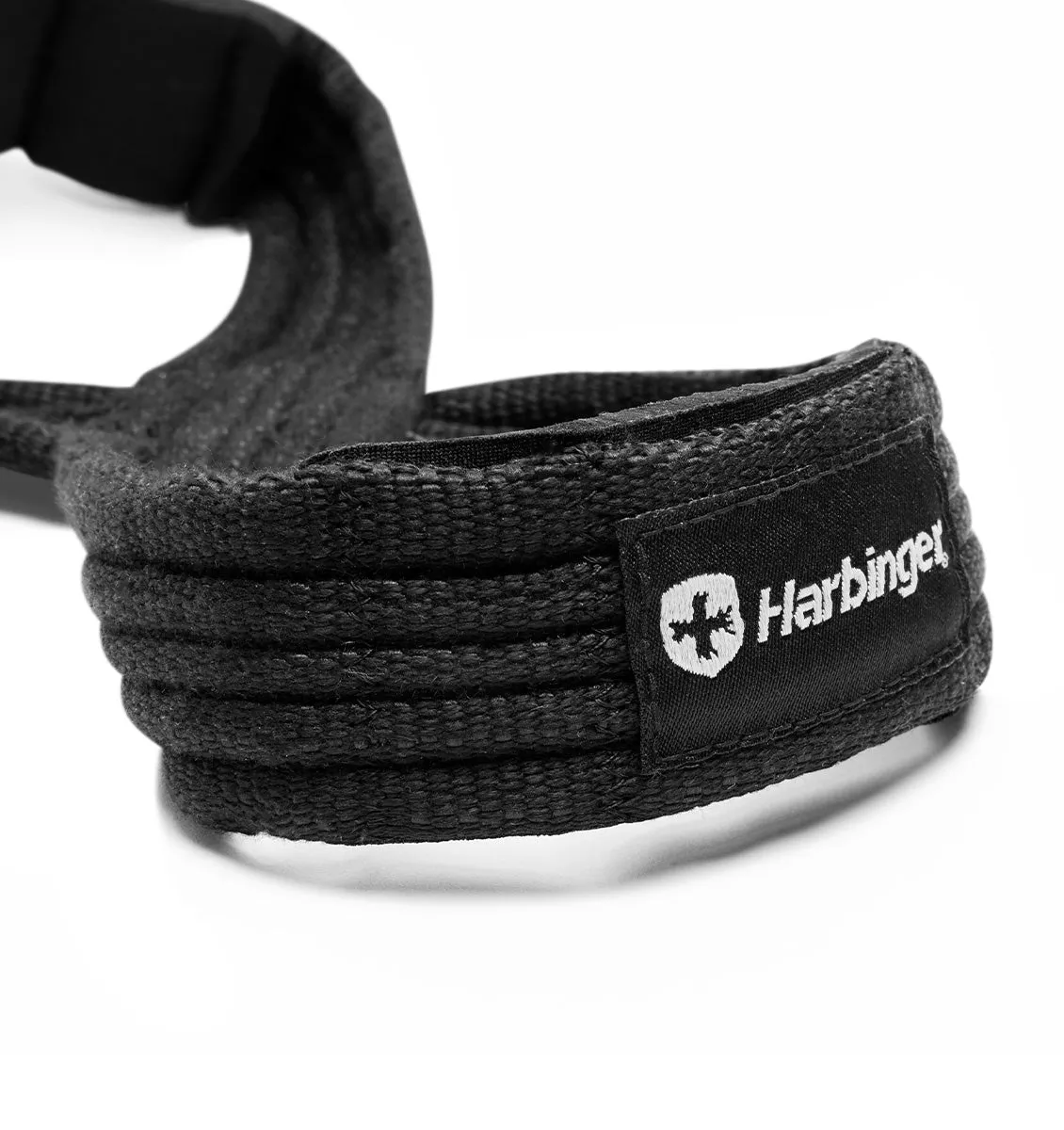 Harbinger Figure-8 Padded Lifting Straps - Black