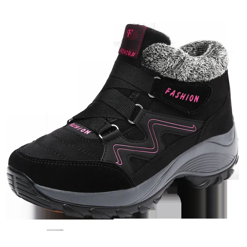 Hiking Shoes For Women Real Leather Non-Slip Outdoor Hiking Boots
