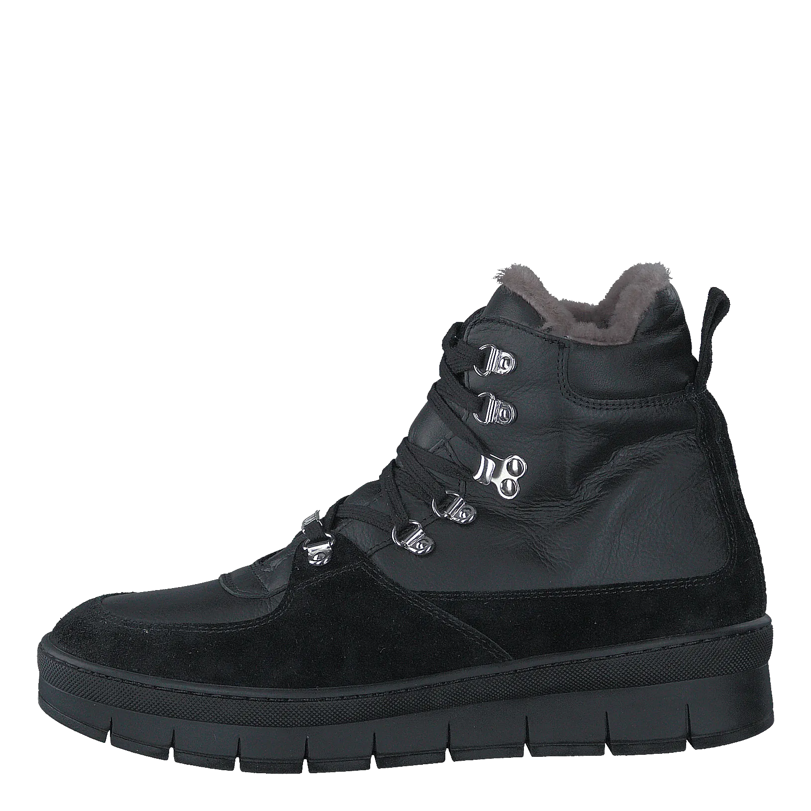 Hilda Black Sole Velour/Softy Nero