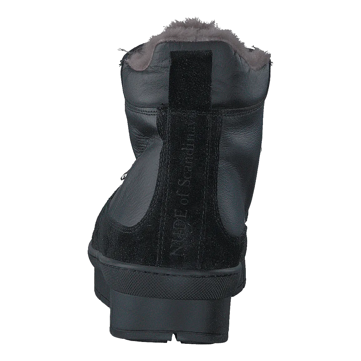 Hilda Black Sole Velour/Softy Nero