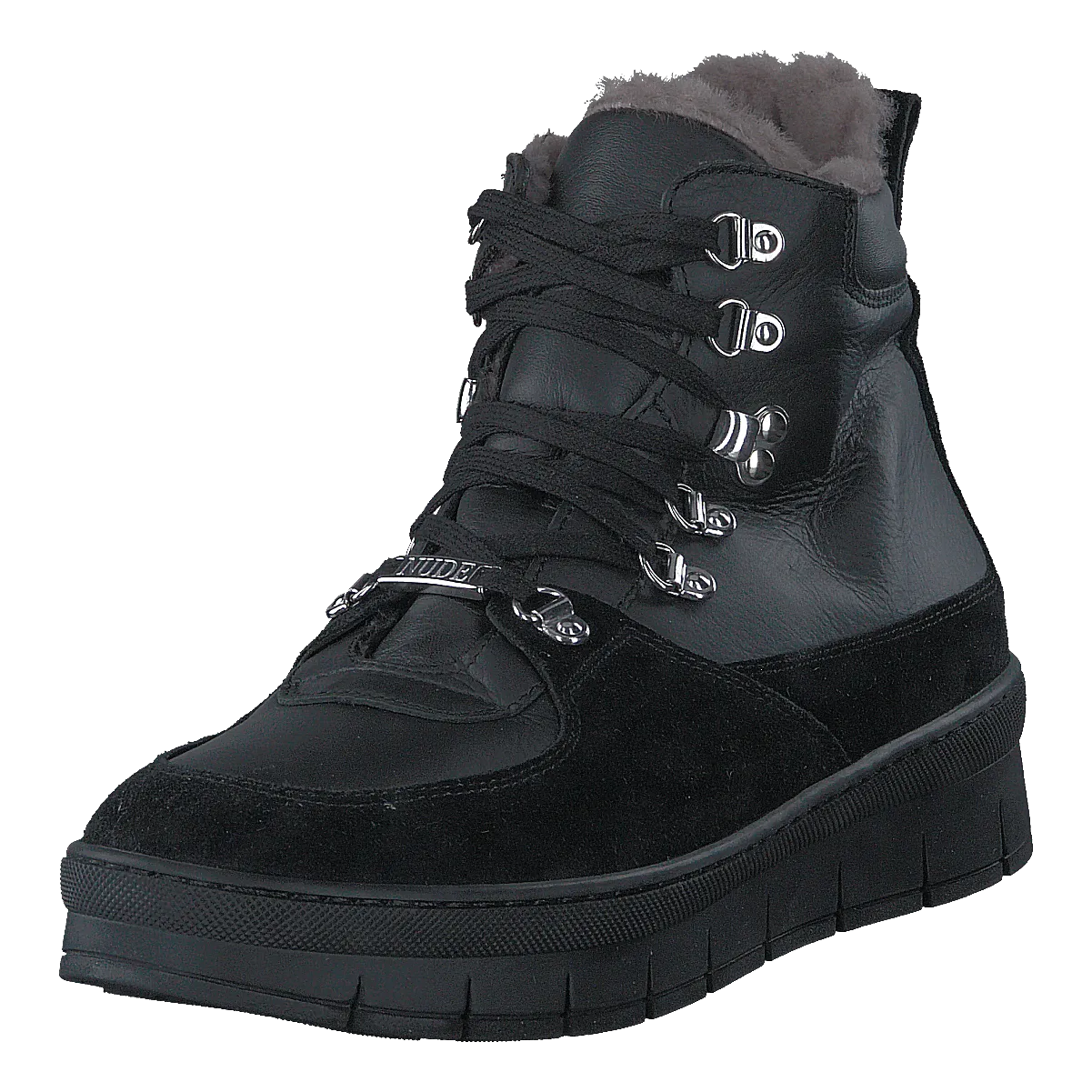 Hilda Black Sole Velour/Softy Nero