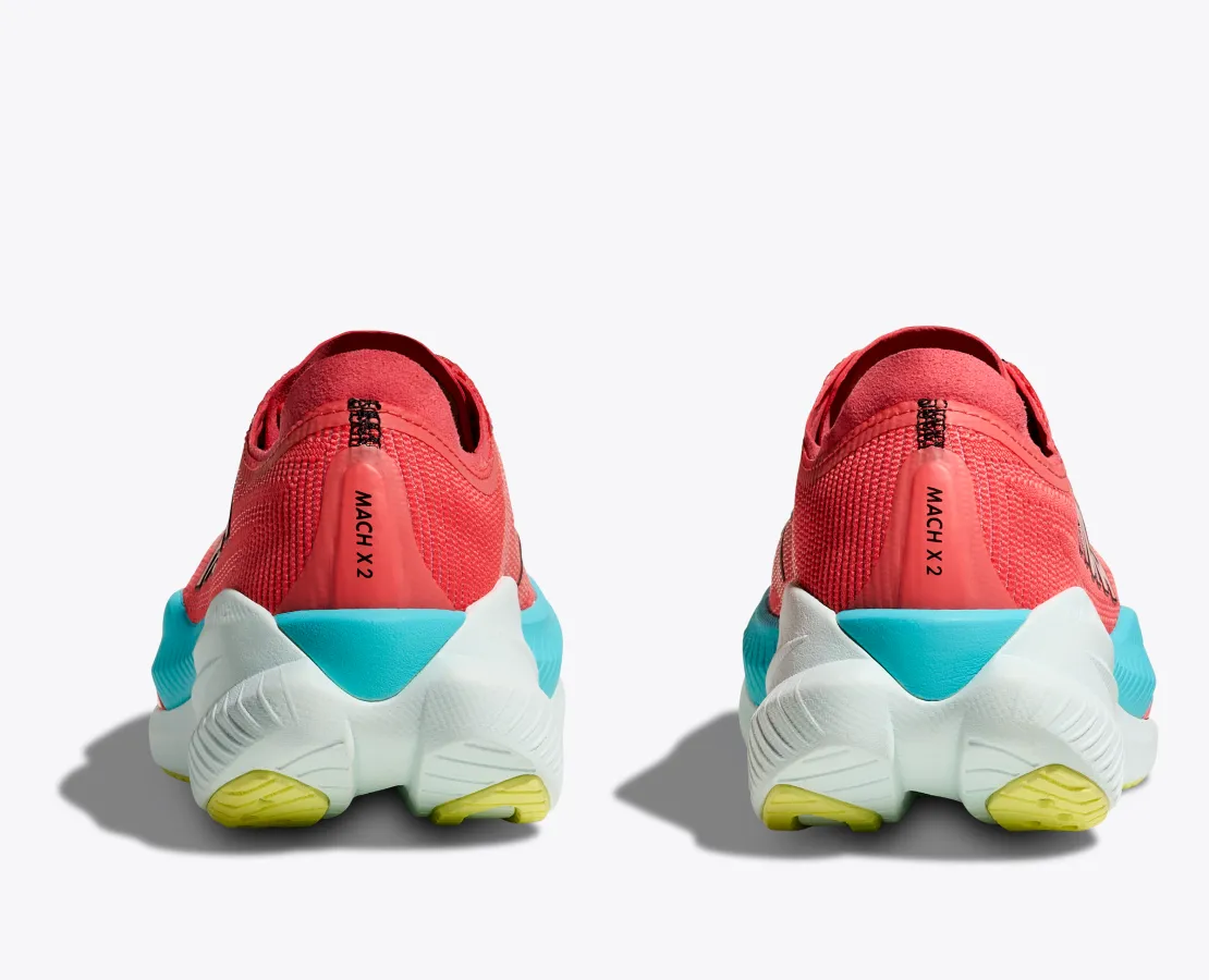 Hoka Mach X 2 M | Grapefruit/Electric Coral