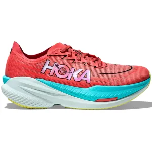 Hoka Men's Mach X 2 Running Shoes Grapefruit / Electric Coral