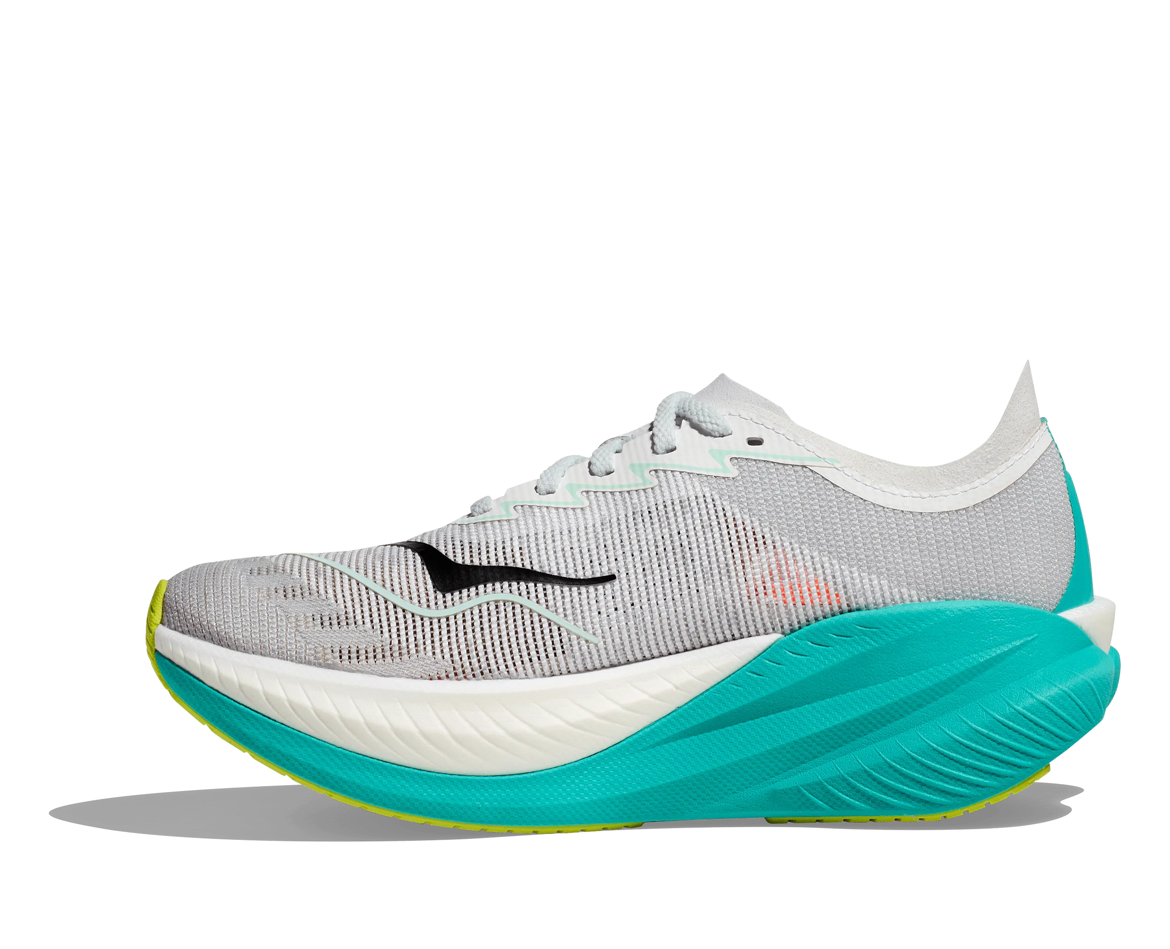 HOKA Women Mach X 2 - Frost / Electric Aqua