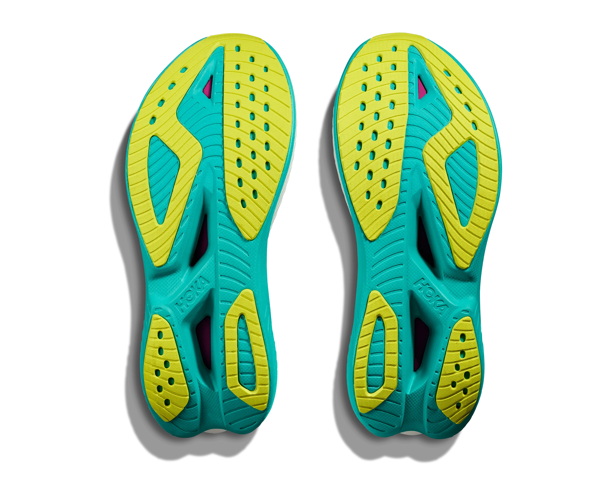 HOKA Women Mach X 2 - Frost / Electric Aqua