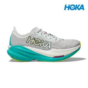 HOKA Women Mach X 2 - Frost / Electric Aqua