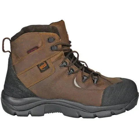 Hoss Men's Ridge Composite Toe Waterproof Puncture Resist Ridge Boot - Brown 60230