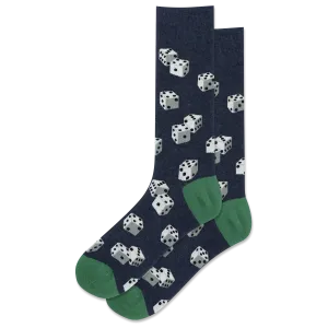 HOTSOX Men's Dice Crew Sock