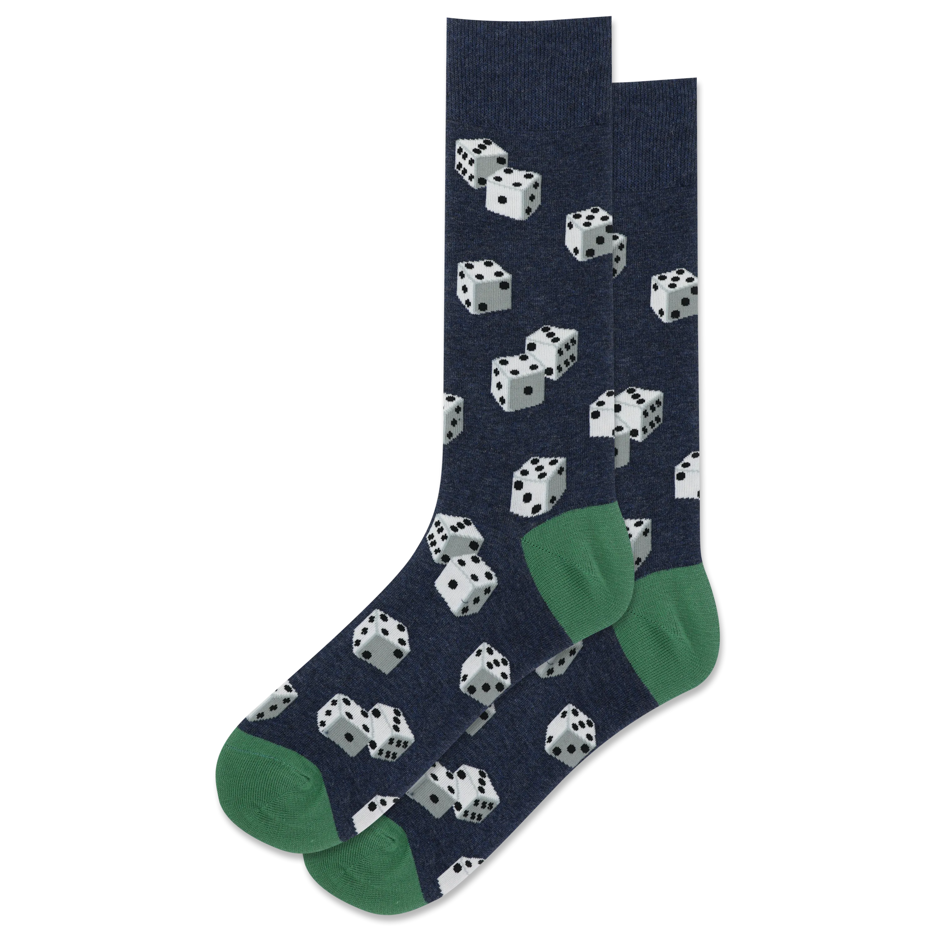 HOTSOX Men's Dice Crew Sock